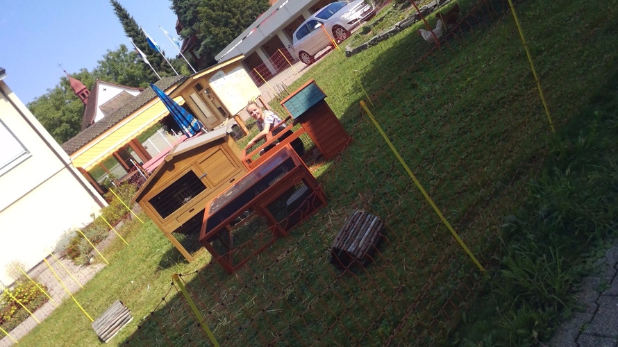 Tiergehege im Demenz-/Erlebnisgarten