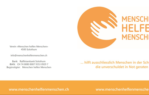 Menschen helfen Menschen