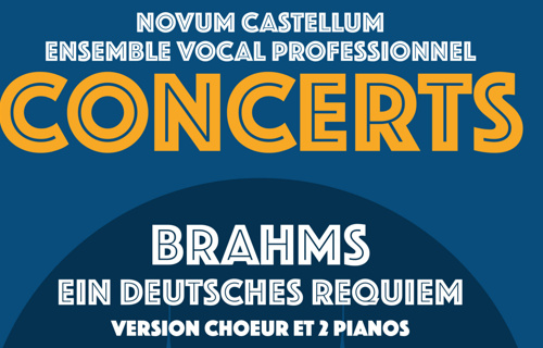 Requiem de Brahms pour choeur et 2 pianos