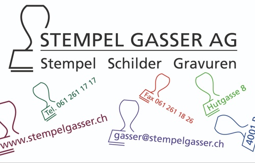 Stempel Gasser, der Handwerksbetrieb im Zentrum von Basel