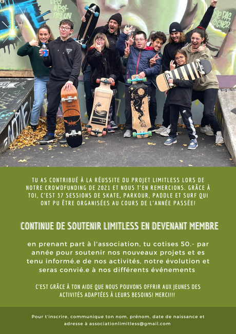 Deviens membre de Limitless