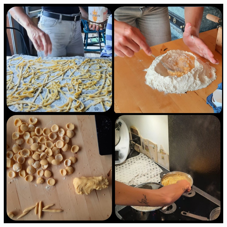 Atelier de cuisine italienne et repas