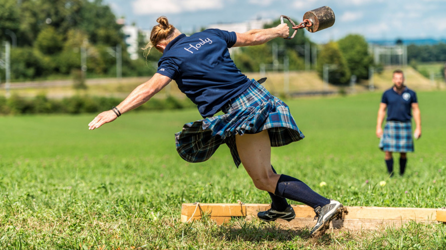 Schickt Chris und Tom an die Highland Games Weltmeisterschaften