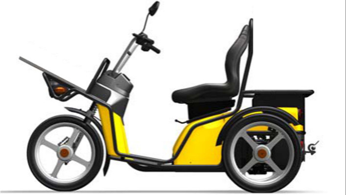 Davids E-Mofa-Trike
