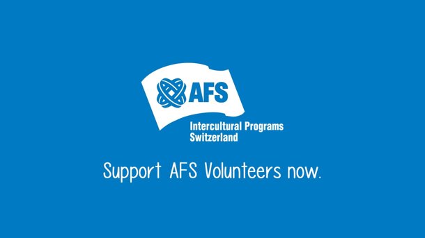  Unterstütze die Freiwilligenarbeit von AFS 