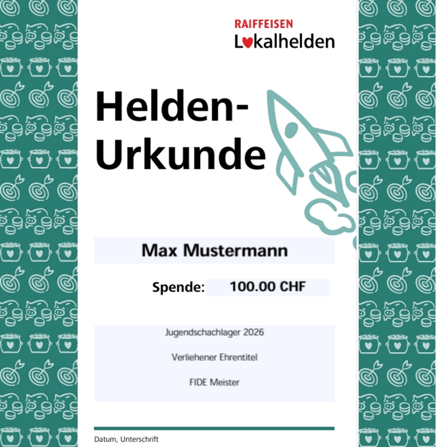 Jugendschachlager 2026 Grächen FIDE-Meister (FM)