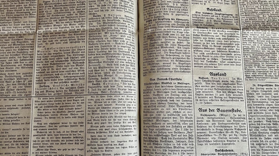 Zeitungsdigitalisierung Birsbote Birsthaler