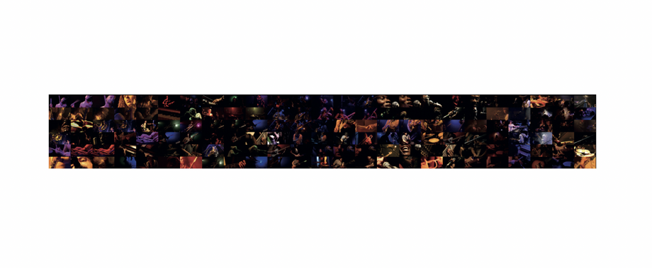 Konzert-Print Collage 400 x 54cm