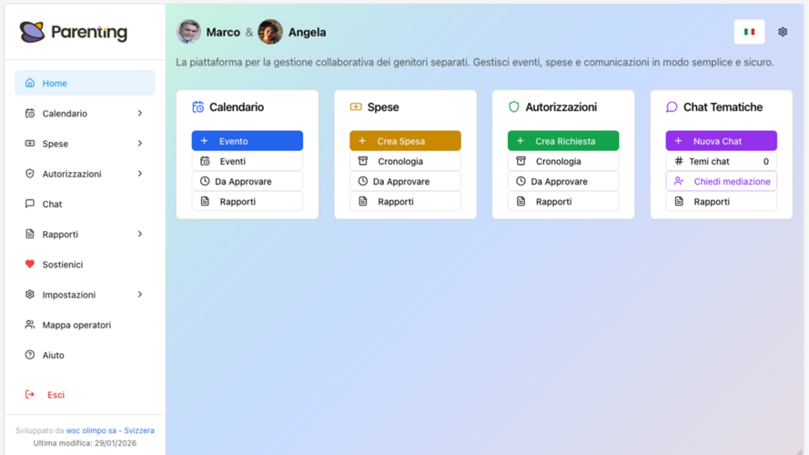 Web APP - Parenting Family
