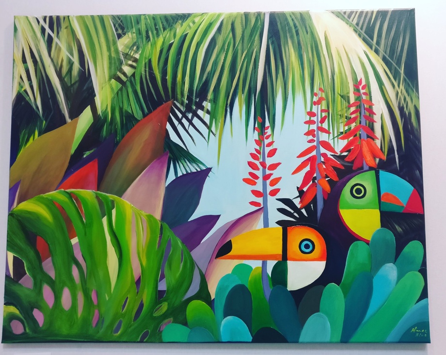 Tableau : La jungle des toucans