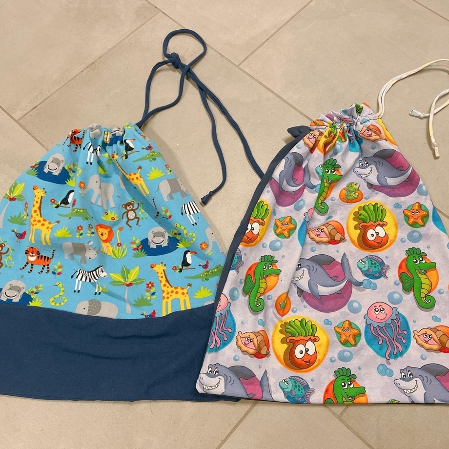 Ein Stoffsack für die Schiene / Orthese