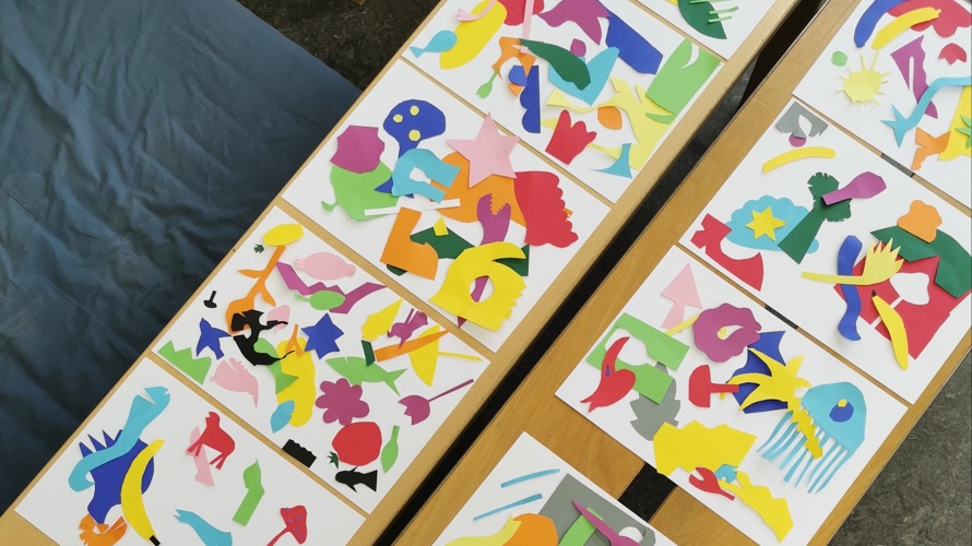 Projekt Pausenplatz Bodengestaltung Schule Walkermatte Biel