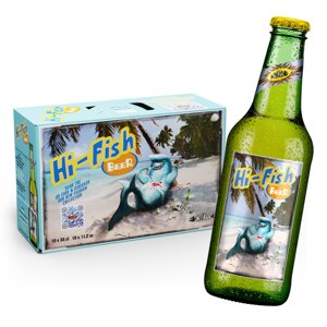 Hi-Fish Beer oder Mineral
