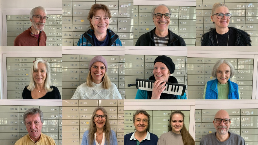 Anton und Amila auf dem Mond