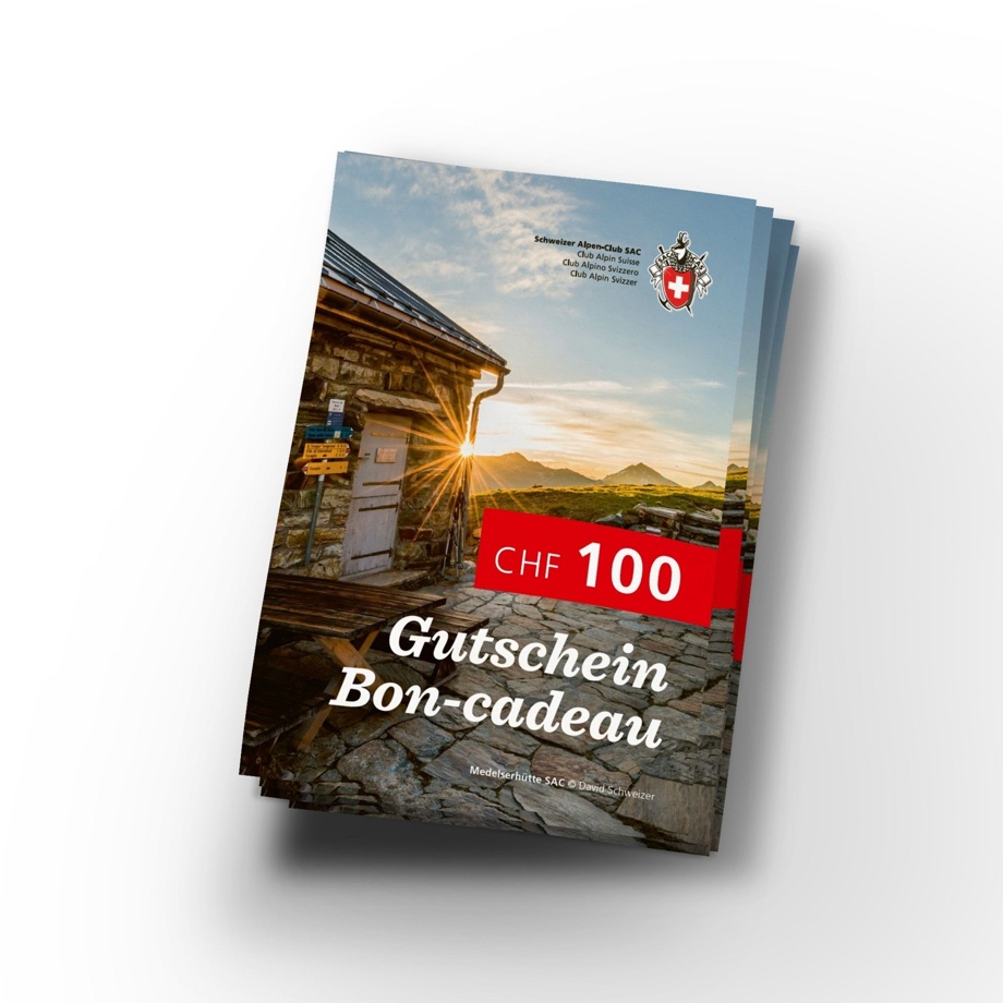 100 CHF Hütten-Gutschein