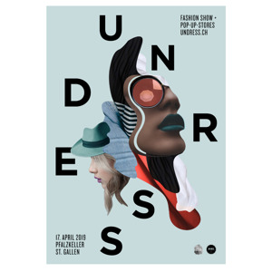 Un-Dress Event-Poster mit dem 2019 Design