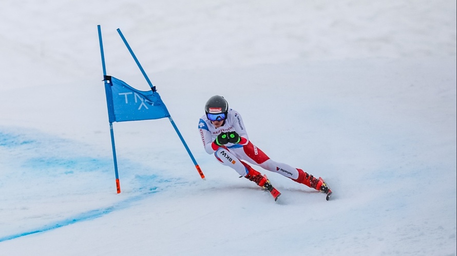 Unterstütze Dominik Landolt auf dem Weg als Skialpin-Rennfahrer