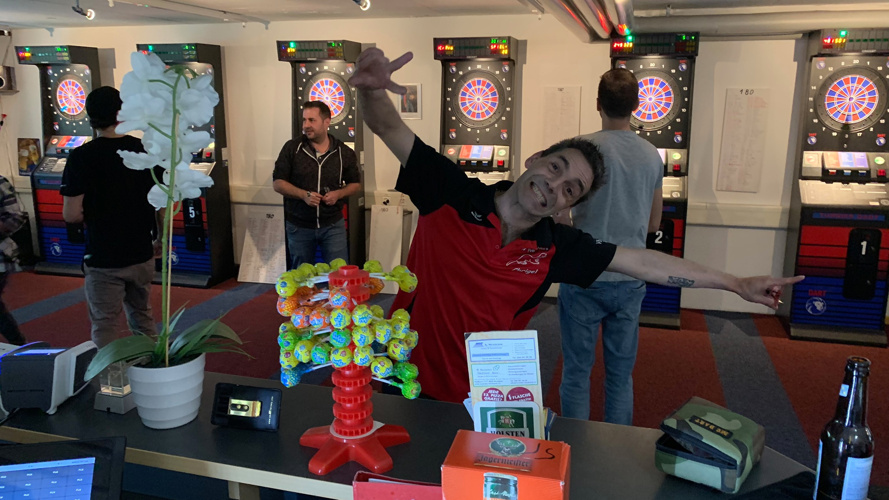 Support für den Otter Darters Dartverein