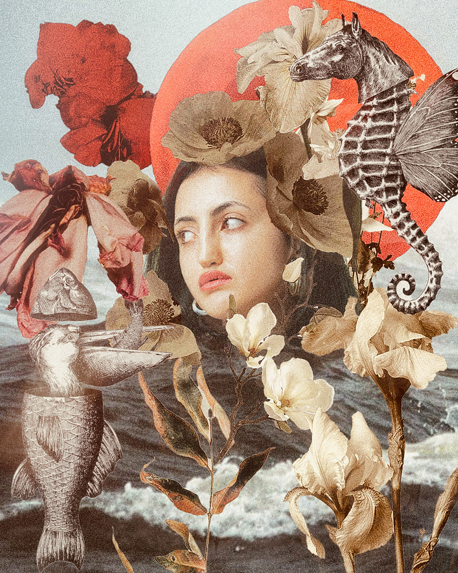 Kunst-Postkarte mit persönlicher Widmung