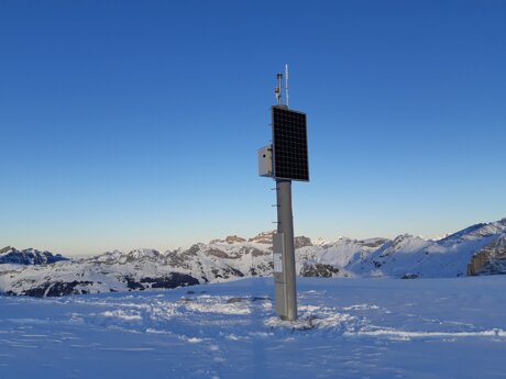 Wetterstation Bälmeten im vollen Einsatz