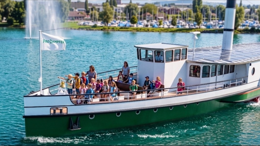 Ökologischer Schaufelraddampfer "Pro Dampfer"