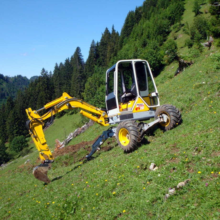 1 Tankfüllung für den Bagger