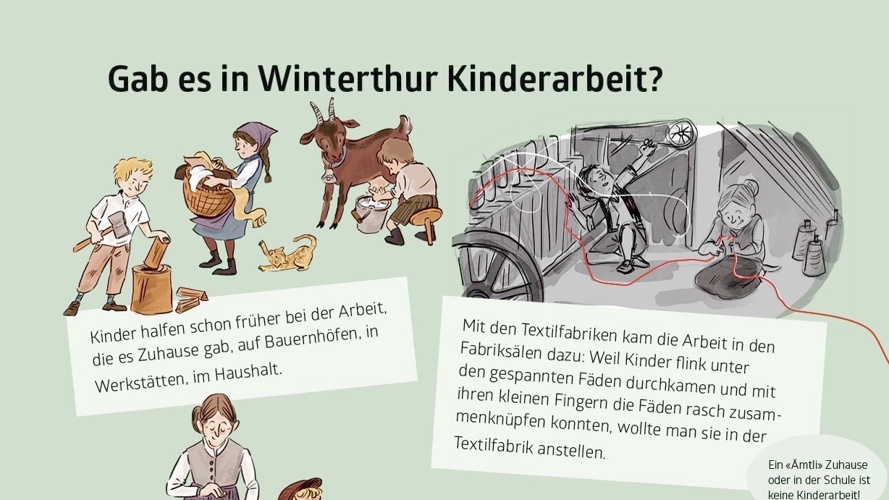 Winterthurer Zeitreise - Kinder-Sachbuch zur Stadtgeschichte