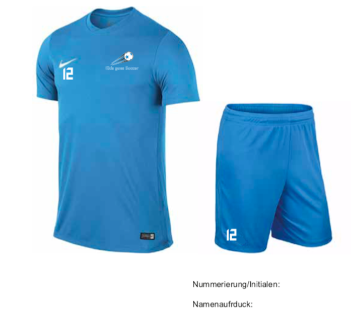 T-Shirt und Short Kids go Soccer