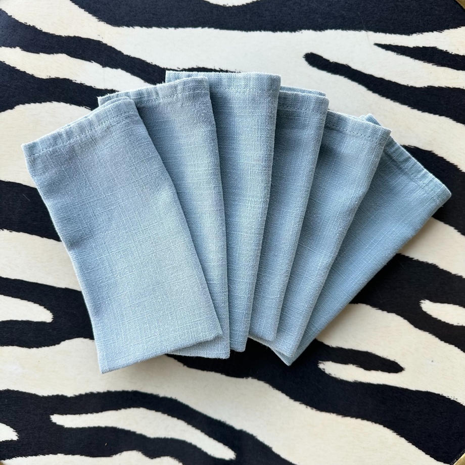 Stoffservietten in blau