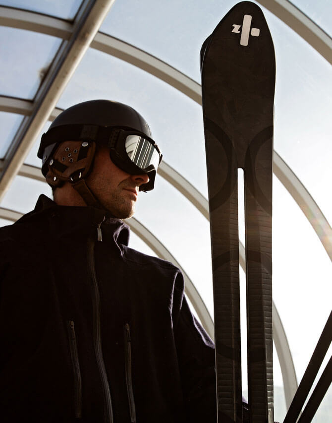 Skitest mit Simon Jacomet