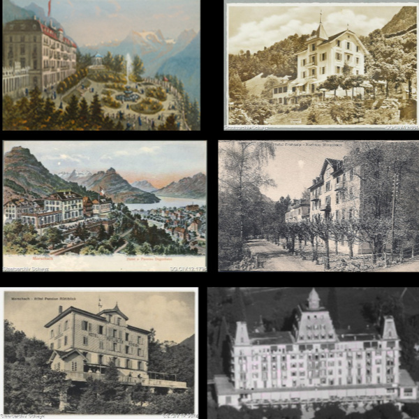 Postkarten-Set Morschachs Belle Époque