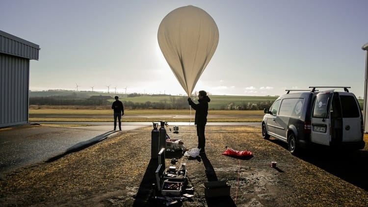 Ein Flug in die Stratosphäre