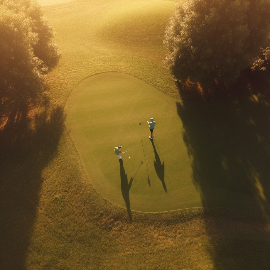 Golfrunde mit dem Präsidenten des SCB