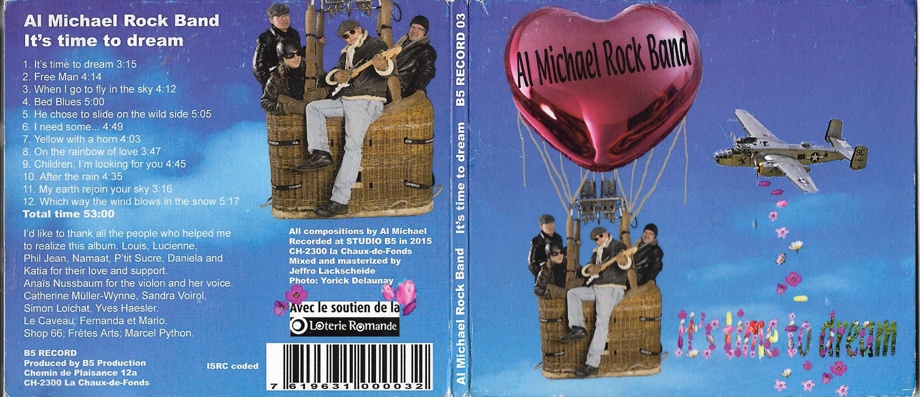 Merci 1 CD It's Time to Dream, Al Michael Rock Band