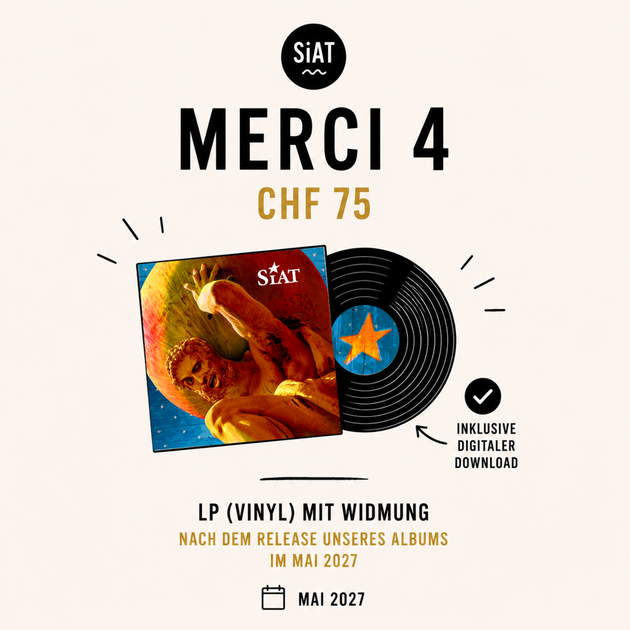 LP (Vinyl) mit Widmung