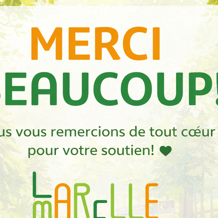 Carte de remerciement