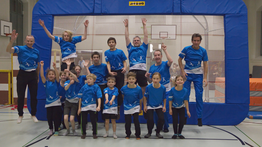 Ein Trampolin für die Kids des TV Aussersihl Zürich