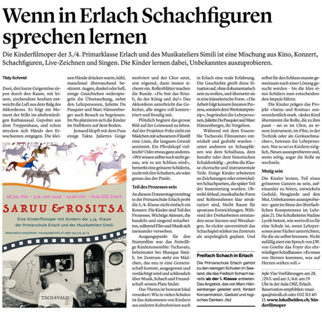Wenn in Erlach Schachfiguren sprechen lernen