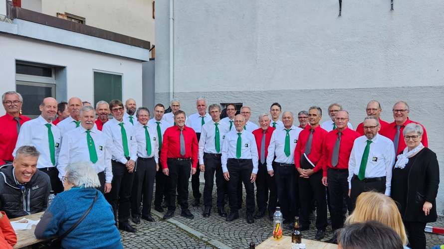 Unterhaltung zweier Männerchöre