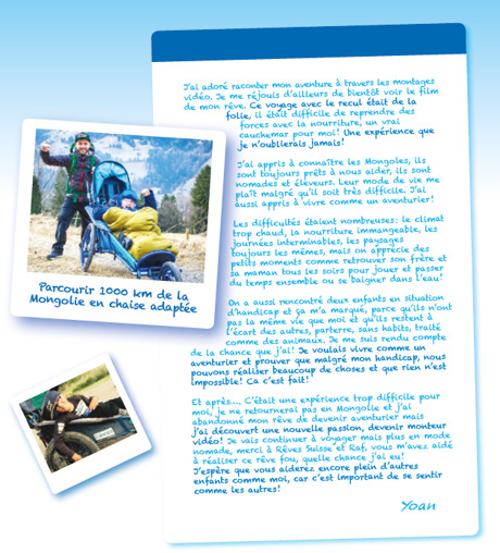 Article Rêve Suisse