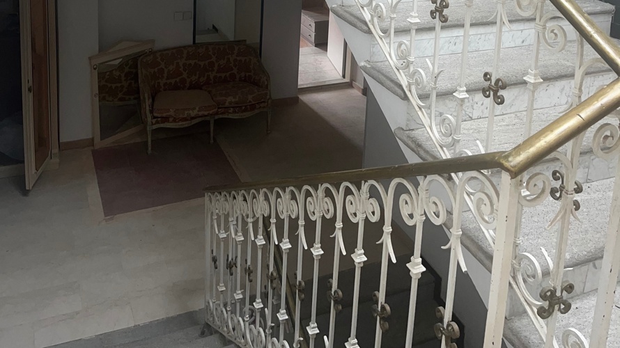 Il restauro dell'ex Park Hotel, attrezzi e macchinari