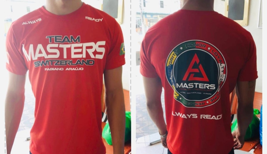 T-shirt Team Masters Rouge