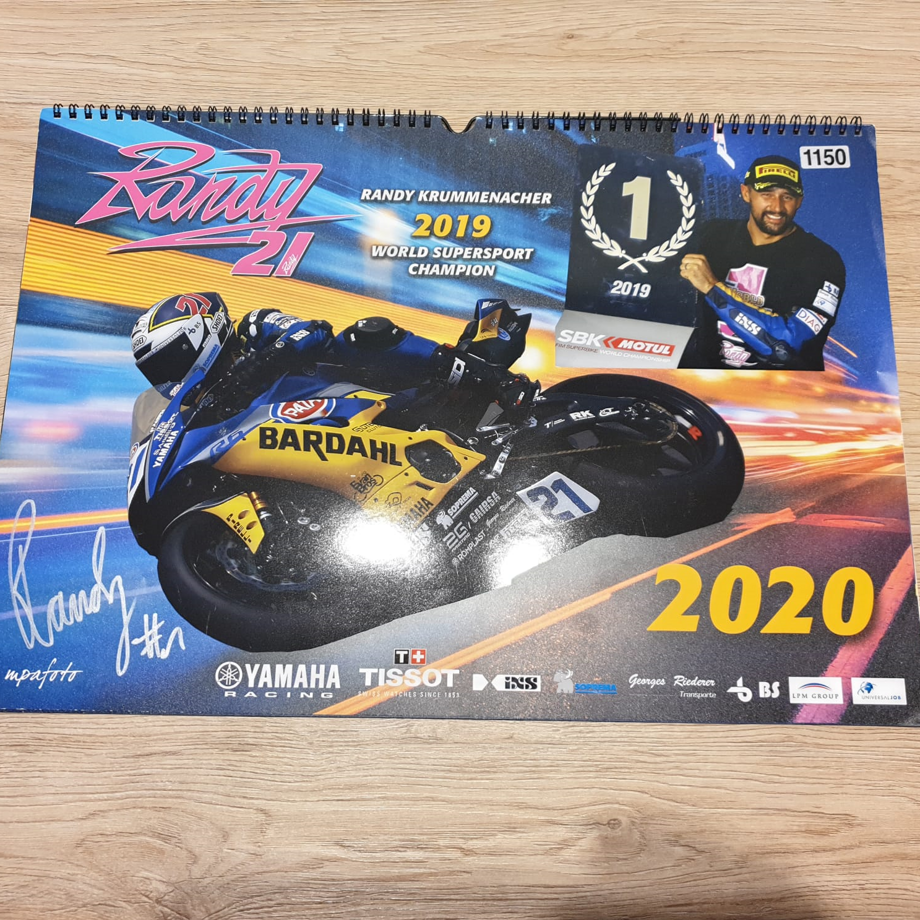 Kalender Randy Krummenacher 2020