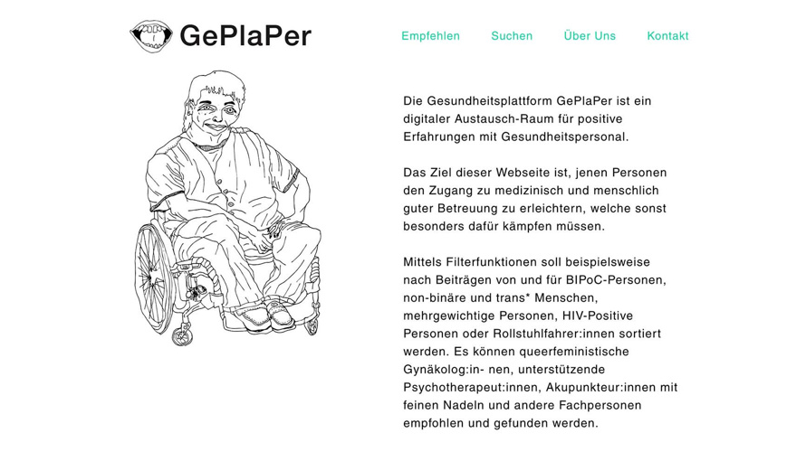 GePlaPer – die digitale Gesundheitsplattform