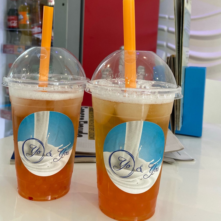"Special Bubble Tea oder special Frozen Yogurt"