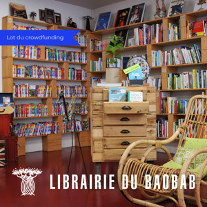 Bon de 20 francs à la Librairie du Baobab + carte postale