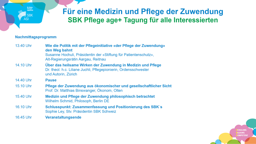 Tagung "Für eine Medizin und Pflege der Zuwendung"
