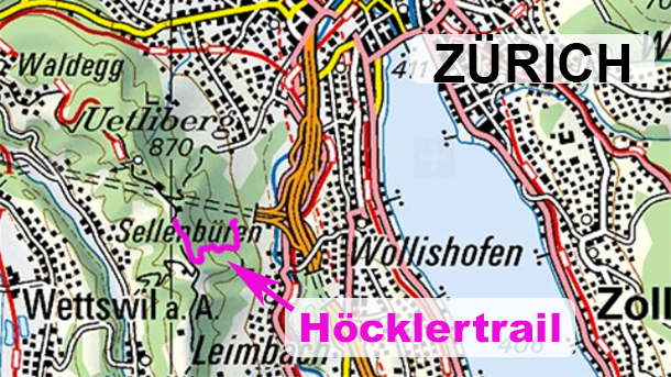 Biketrail Höckler am Uetliberg