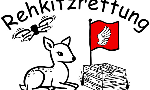 Rehkitzrettung mit einer Drohne in Vechigen und Umgebung