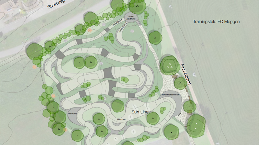 Ein Pumptrack für Meggen